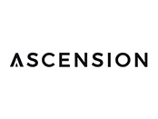 Ascension logo on a white background