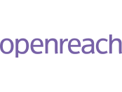 Openreach logo on a white background