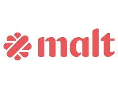 Malt logo on white background