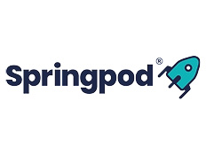 Springpod logo on white background
