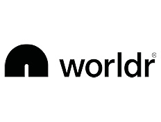 Worldr logo on white background