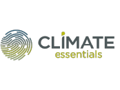 Climate Essentials logo on white background.