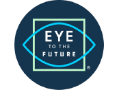 Eye to the Future logo on green and white background.