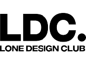 Lone Design Club logo on white background.