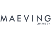 Maeving logo on white background.