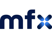 Microfluidx logo on white background.