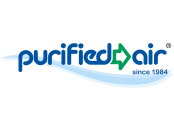 Purified Air logo on white background.