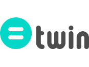 Twin logo on white background.
