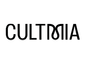 Cultmia logo on white background.