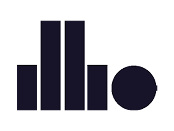 Illio logo on white background.