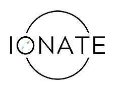 Ionate logo on white background.