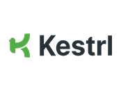 Kestrl logo on white background.