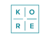 Kore logo on white background.