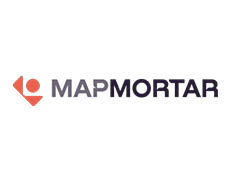 Mapmortar logo on white background.