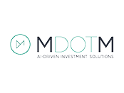 Mdotm logo on white background.