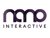 Nano Interactive logo on white background.
