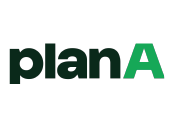 Plan A logo on white background.