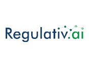 Regulativ.ai logo on white background.