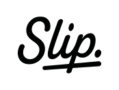 Slip logo on white background.