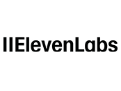 ElevenLabs logo on a white background.