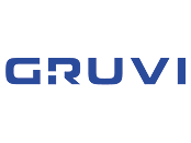 Gruvi logo on a white background.