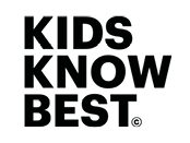 Kids Know Best logo on a white background.