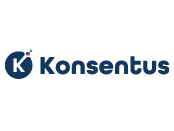 Konsentus logo on a white background.