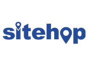 Sitehop logo on a white background.