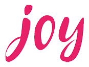 Joy logo on a white background.
