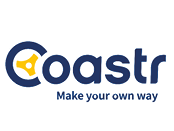 Coastr logo on a white background.