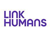 Link Humans logo on white background