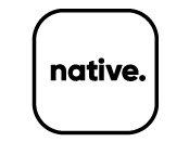 Native logo on white background