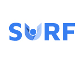 Surf logo with white background