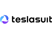 Teslasuit logo on white background
