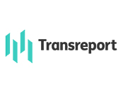 Transreport logo with white background